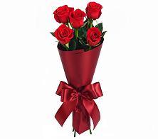 Букет 5 Красных роз Эдлесс Лав в Великом Новгороде