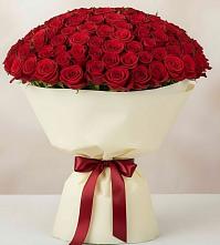 Букет 101 Красная роза Милано в Великом Новгороде