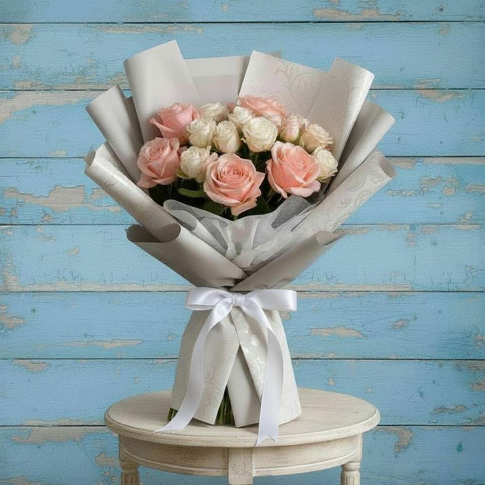 Букет цветов из: Розы в Великом Новгороде