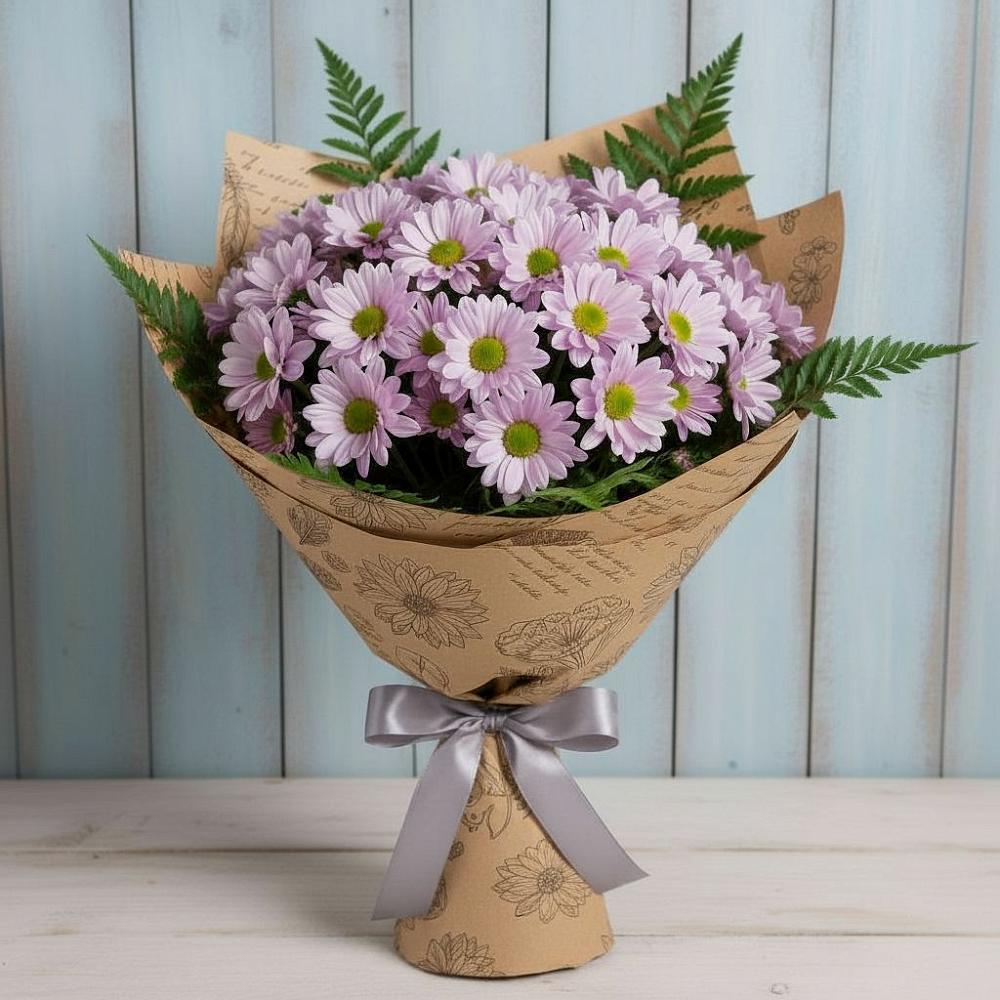 Букет цветов из: Хризантемы в Великом Новгороде