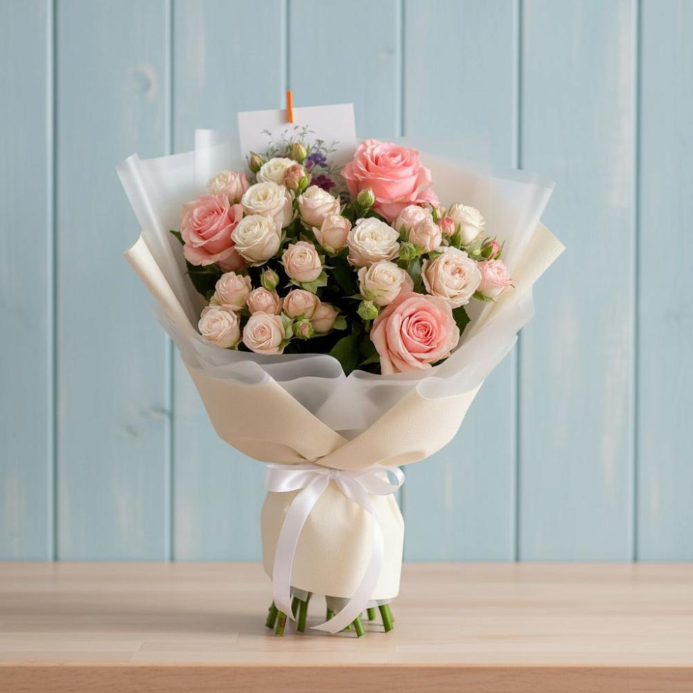 Букет цветов из: Розы в Великом Новгороде