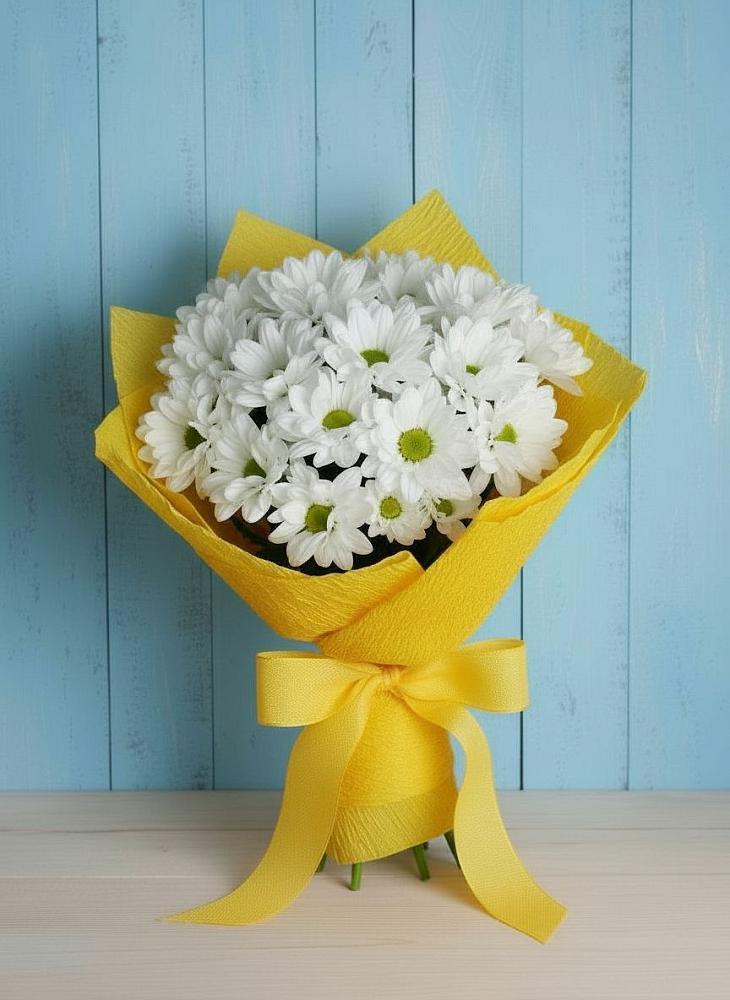 Букет цветов из: Хризантемы в Великом Новгороде