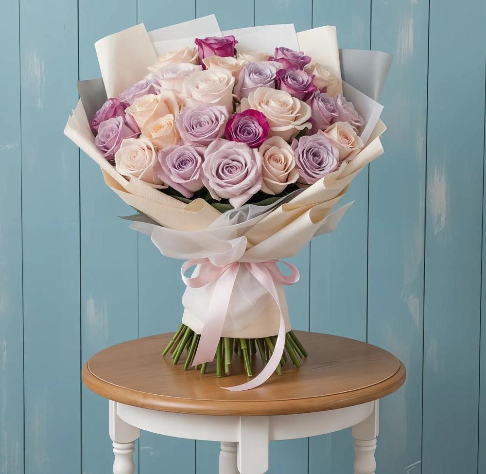 Букет цветов из: Розы в Великом Новгороде