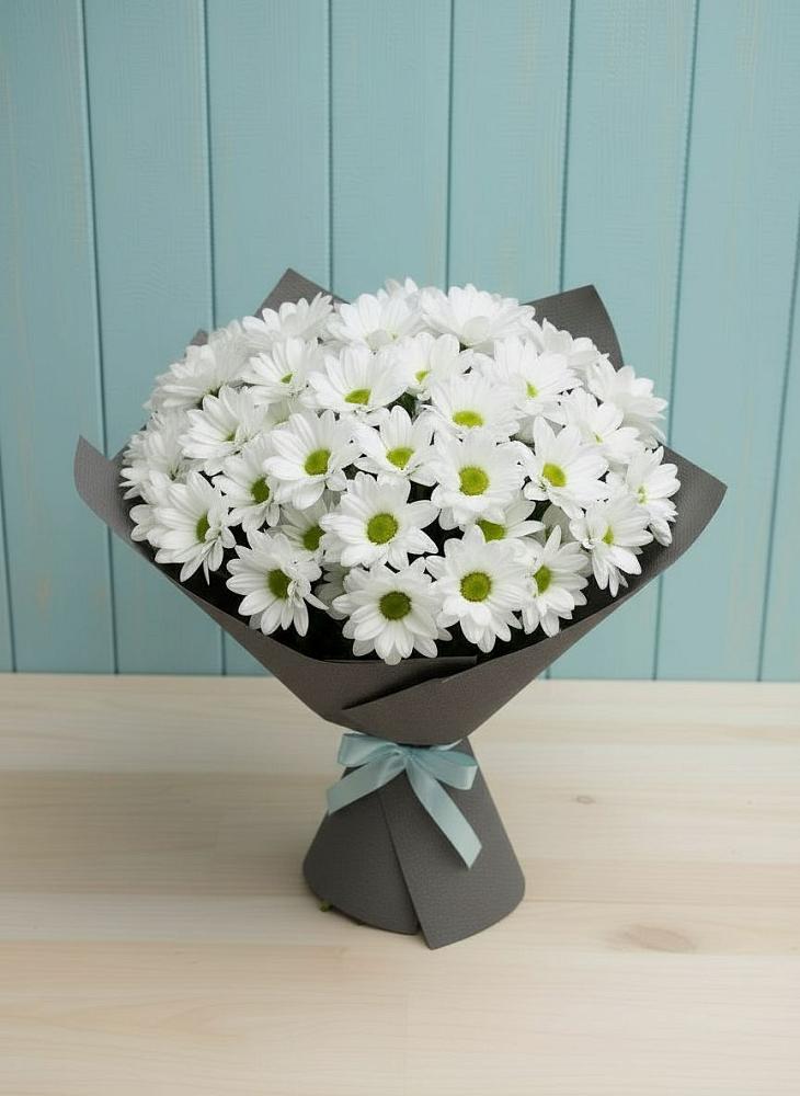 Букет цветов из: Хризантемы в Великом Новгороде