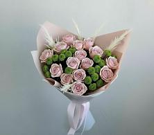 Букет цветов из:  Розы и Хризантемы в Великом Новгороде