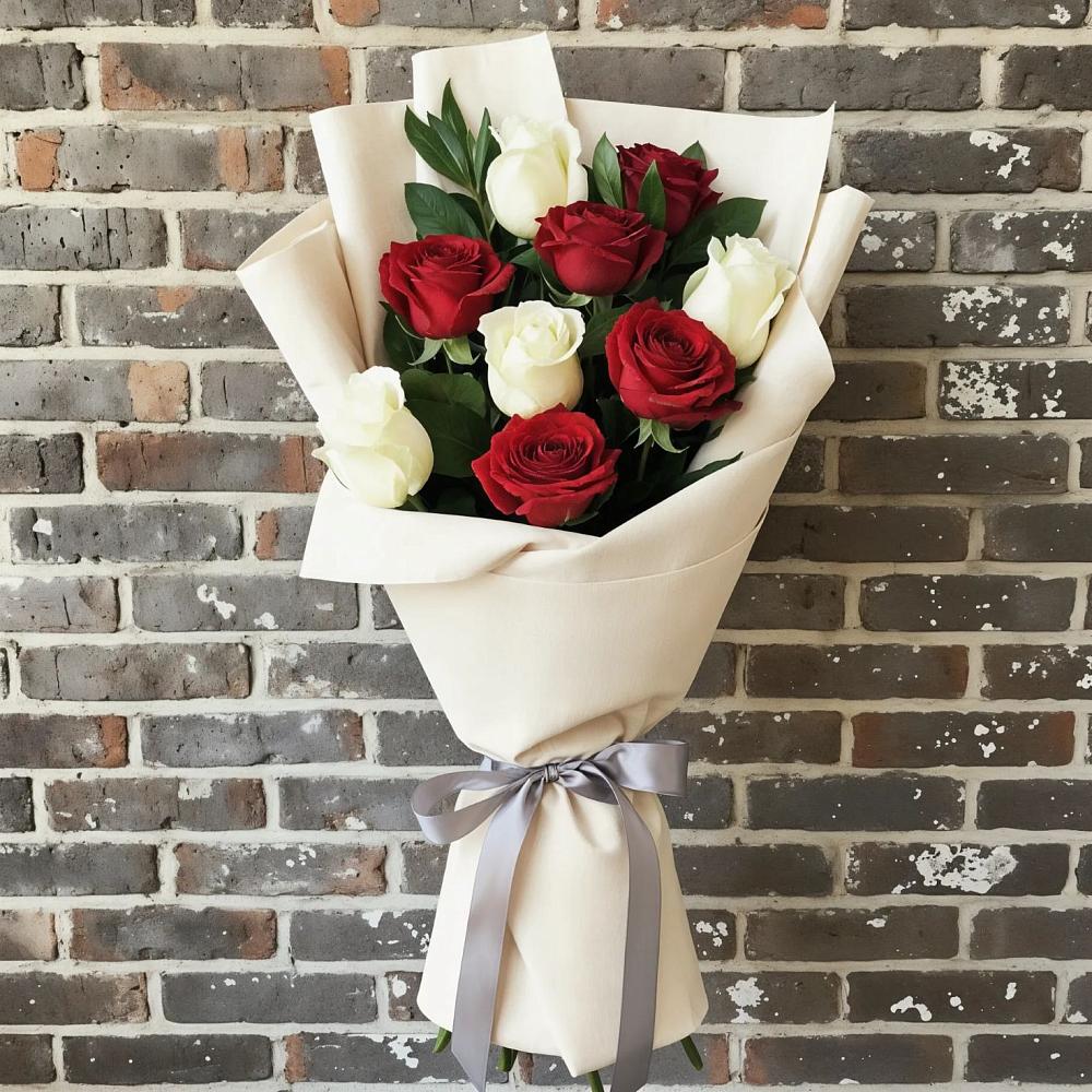 Букет цветов из: Розы в Великом Новгороде