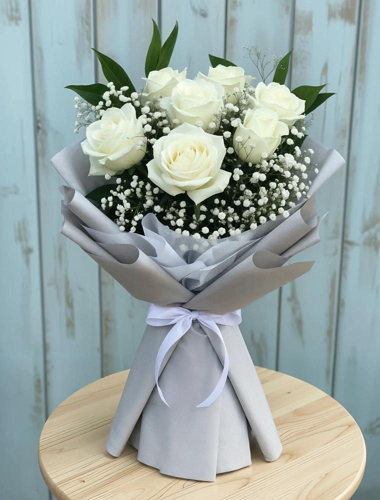 Букет цветов из: Розы в Великом Новгороде