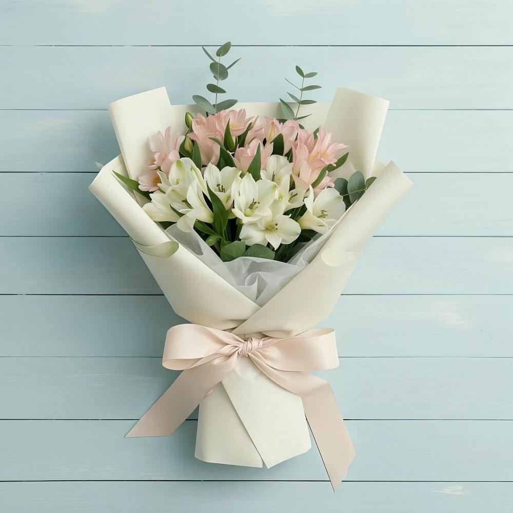 Букет цветов из: Альстромерии в Великом Новгороде