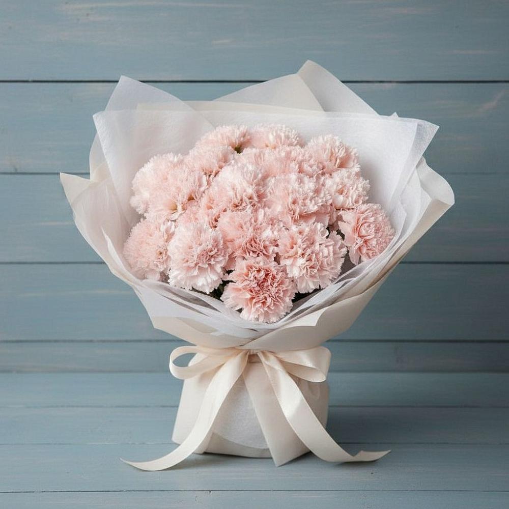 Букет цветов из: Гвоздики в Великом Новгороде