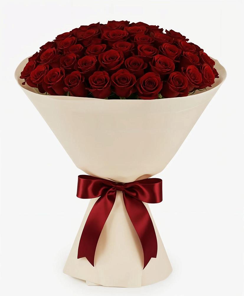 Букет 101 Бордовая роза Блэк Бакарра в Великом Новгороде